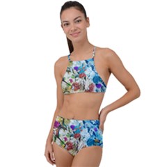 Fish The Ocean World Underwater Fishes Tropical Halter Tankini Set by Ndabl3x