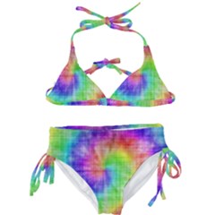 Watercolor-batik Kids  Classic Bikini Set by nateshop