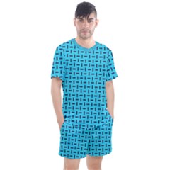 Pattern-123 Men s Mesh T-shirt And Shorts Set