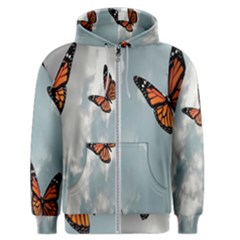 Aesthetic Butterfly , Butterflies, Nature, Men s Zipper Hoodie by nateshop