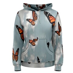 Aesthetic Butterfly , Butterflies, Nature, Women s Pullover Hoodie by nateshop