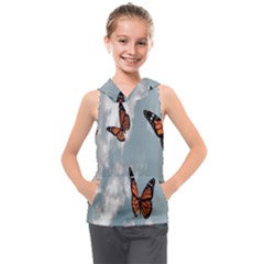 Aesthetic Butterfly , Butterflies, Nature, Kids  Sleeveless Hoodie by nateshop