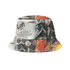 Left And Right Brain Illustration Splitting Abstract Anatomy Bucket Hat by Bedest