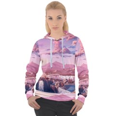 Aesthetic Landscape Vintage Cartoon Women s Overhead Hoodie by Sarkoni