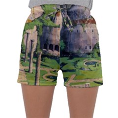 Painting Scenery Sleepwear Shorts by Sarkoni