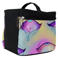 Ahegao, Anime, Pink Make Up Travel Bag (small)