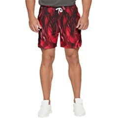 Followers,maroon,rose,roses Men s Runner Shorts by nateshop