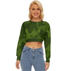 Green Camouflage, Camouflage Backgrounds, Green Fabric Lightweight Long Sleeve Sweatshirt by nateshop