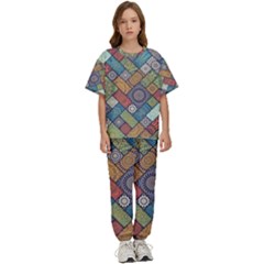 Mandala Pattern Abstract , Mandala, Pattern, Abstract Kids  T-shirt And Pants Sports Set by nateshop