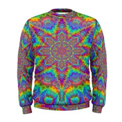 Mandala, Pattern, Abstraction, Colorful, Hd Phone Men s Sweatshirt by nateshop