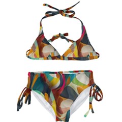 Pattern Calorful Kids  Classic Bikini Set by nateshop