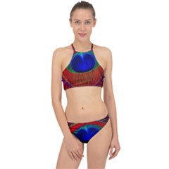 Peacock-feathers,blue 1 Halter Bikini Set by nateshop