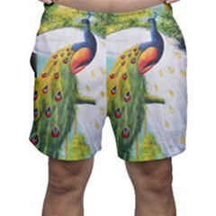 Peacock Art Men s Shorts