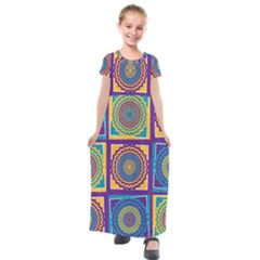 October 31 Halloween Kids  Short Sleeve Maxi Dress by Ndabl3x