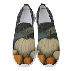 Pumpkin Halloween Women s Slip On Sneakers by Ndabl3x