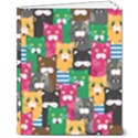 Cats Funny Colorful Pattern Texture 8  x 10  Hardcover Notebook View1