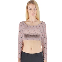 Punkte Long Sleeve Crop Top by zappwaits