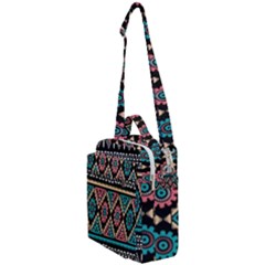 Aztec Wallpaper Crossbody Day Bag