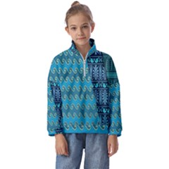 Aztec, Batik Kids  Half Zip Hoodie