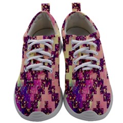 Cute Glitter Aztec Design Mens Athletic Shoes