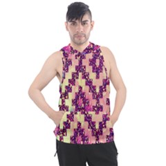 Cute Glitter Aztec Design Men s Sleeveless Hoodie by nateshop