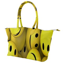 Emoji, Colour, Faces, Smile, Wallpaper Canvas Shoulder Bag by nateshop