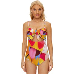 Emojis, Emoji, Hd Phone Wallpaper Knot Front One-piece Swimsuit by nateshop