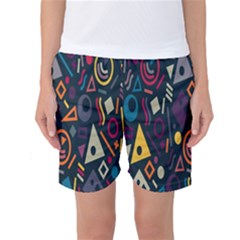 Inspired By The Colours And Shapes Women s Basketball Shorts by nateshop