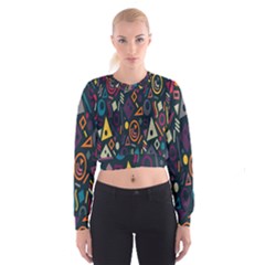 Inspired By The Colours And Shapes Cropped Sweatshirt