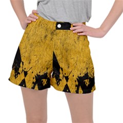 Yellow Best, Black, Black And White, Emoji High Women s Ripstop Shorts by nateshop