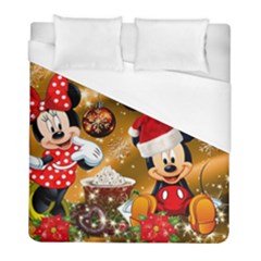 Cartoons, Disney, Merry Christmas, Minnie Duvet Cover (full/ Double Size)