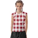 Gingham - 4096x4096px - 300dpi14 Kids  Raglan Cap Sleeve T-Shirt View1