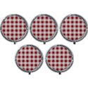 Gingham - 4096x4096px - 300dpi14 Mini Round Pill Box (Pack of 5) View1