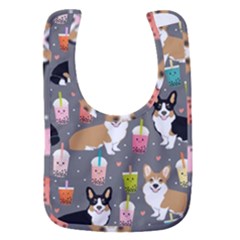 Welsh Corgi Dog Boba Tea Bubble Kawaii Baby Bib by Grandong