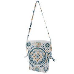 Boho Pattern Folding Shoulder Bag by Valentinaart