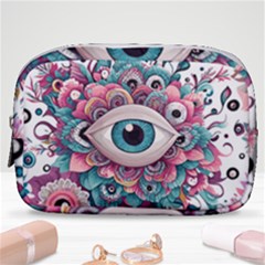 Eyes Pattern Make Up Pouch (small)