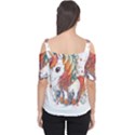 Baby Unicorn T- Shirt Colourful Bay Unicorn T- Shirt Yoga Reflexion Pose T- Shirtyoga Reflexion Pose T- Shirt Cutout Shoulder T-Shirt View2