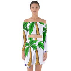 Beach Coconut Tree T- Shirt Beach Coconut Tree T- Shirt Yoga Reflexion Pose T- Shirtyoga Reflexion Pose T- Shirt Off Shoulder Top With Skirt Set