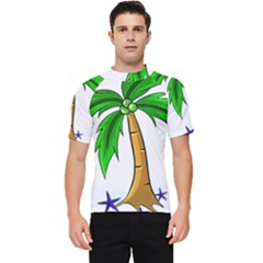 Beach Coconut Tree T- Shirt Beach Coconut Tree T- Shirt Yoga Reflexion Pose T- Shirtyoga Reflexion Pose T- Shirt Men s Short Sleeve Rash Guard by hizuto