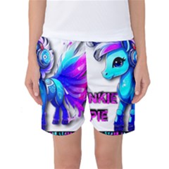 Pinkie Pie  Women s Basketball Shorts by Internationalstore