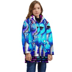 Pinkie Pie  Kids  Hooded Longline Puffer Jacket by Internationalstore