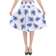 Last Unicorn  Flared Midi Skirt by Internationalstore