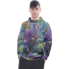 Abstract Blossoms  Men s Pullover Hoodie by Internationalstore