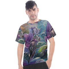 Abstract Blossoms  Men s Sport Top by Internationalstore