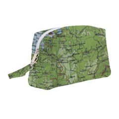 Map Earth World Russia Europe Wristlet Pouch Bag (medium)