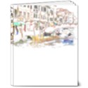 Venice T- Shirt Venice Voyage Art Digital Painting Watercolor Discovery T- Shirt (3) 8  x 10  Hardcover Notebook View1