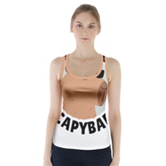 Capybara T- Shirt Be As Cool As A Capybara- A Cute Funny Capybara Wearing Sunglasses T- Shirt Yoga Reflexion Pose T- Shirtyoga Reflexion Pose T- Shirt Racer Back Sports Top