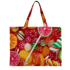 Aesthetic Candy Art Zipper Mini Tote Bag by Internationalstore