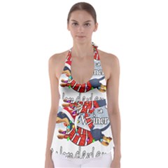 Weiner T- Shirt Walking In A Weiner Wonderland T- Shirt (1) Weiner T- Shirt Walking In A Weiner Wonderland T- Shirt Welder T- Shirt Funny Welder T- Shirt Tie Back Tankini Top by ZUXUMI