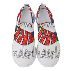 Weiner T- Shirt Walking In A Weiner Wonderland T- Shirt (1) Women s Slip On Sneakers by ZUXUMI